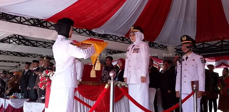 Upacara Peringatan Hari Ulang Tahun Republik Indonesia ke- 80 di Kab. Pandeglang